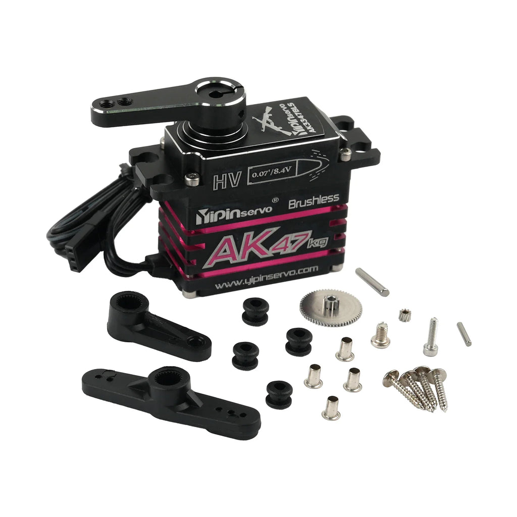 GXservo Waterproof Brushless Servo Metal Stainless Steel Gear 47kg High Torque 0.07sec Motor For Traxxas TRX4 Axial SCX10 RC Car
