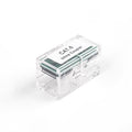 Linkwylan 2PCS Cat6 RJ45 Coupler Ethernet Cable Extender Connector Network Adapter Female to Female  Unshielded Transparent