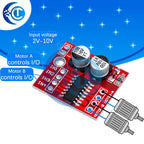 L298N Dual H-Bridge Motor Driver Module - PWM Speed Control & Direction Reversal for DC Motors (5V-35V)