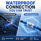 Waterproof Solder Seal Heat Shrink Butt Connectors Lug Terminals Insulated Electrical Wire Homework Equipment Heat Shrink Tube