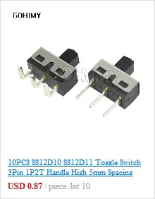 10PCS SMT 1.27mm 1.27 Double Row Female Breakaway PCB Board Pin Header socket Connector Pinheader 2*5 2*10 2*8 2*7 2*20 2* 3-50P