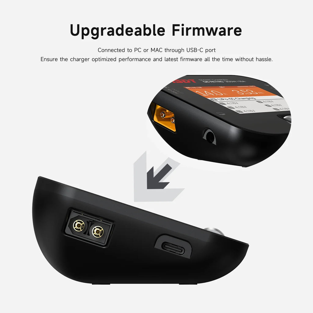 ISDT Q6 retro 350W 16A DC Lipo Battery Balance Charger Discharger for 2-6S Digital Battery Li-Po Li-Hv Li-Ion Li-Fe NiMH Ni-Cd