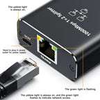 Gigabit 1000Mbps RJ45 Splitter 1 to 2 3 4 Ethernet Adapter Lan Connector Switch Coupler for PC Laptop TV Box Router Digital TV