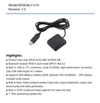 SR3636LY Tablet Bluetooth External GPS Module USB Bluetooth Dual-Use Module USB Bluetooth GPS Receiver