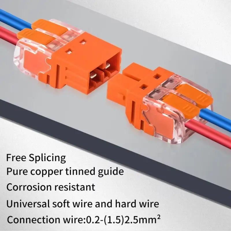 Quick Lever Splicing Wire Connectors 2/3/4 Pins CMK642 Compact Plugable Male Female Terminals Universal Blocks
