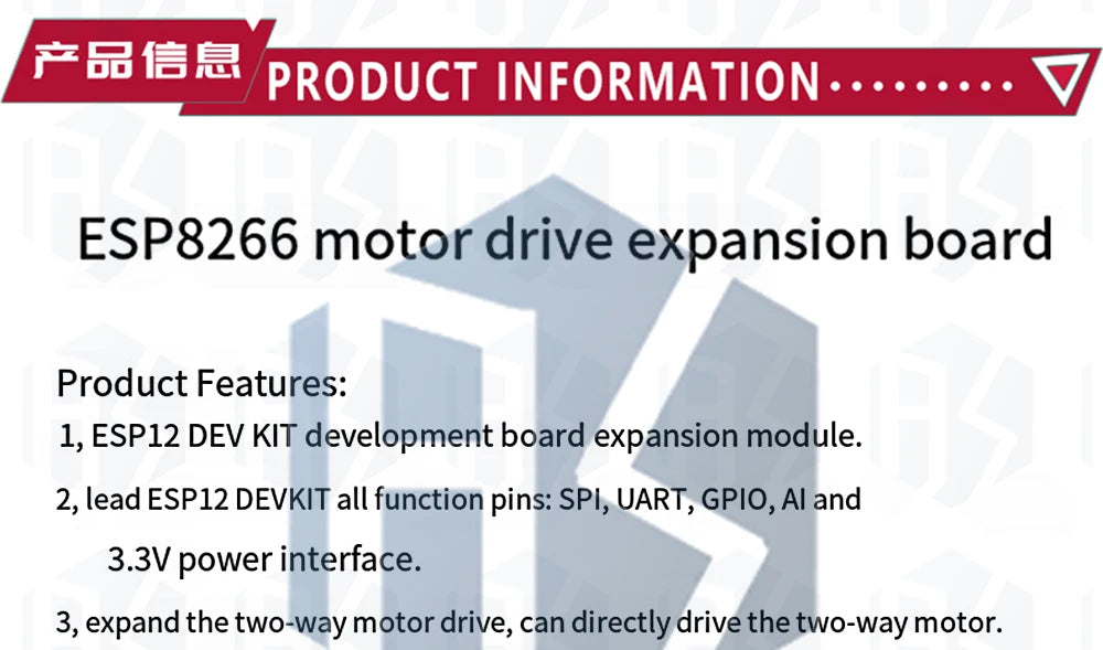 1PCS NodeMCU Motor Shield Board L293D for ESP-12E from ESP8266 esp 12E kit diy rc toy wifi rc smart car remote contro