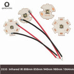 1-5PCS 3535 IR Laser Infrared Vcsel Lamp Beads 3W 808nmnm 850nm 940nm 980nm 1064nm LED Diodes Sensing Monitoring Night Vision