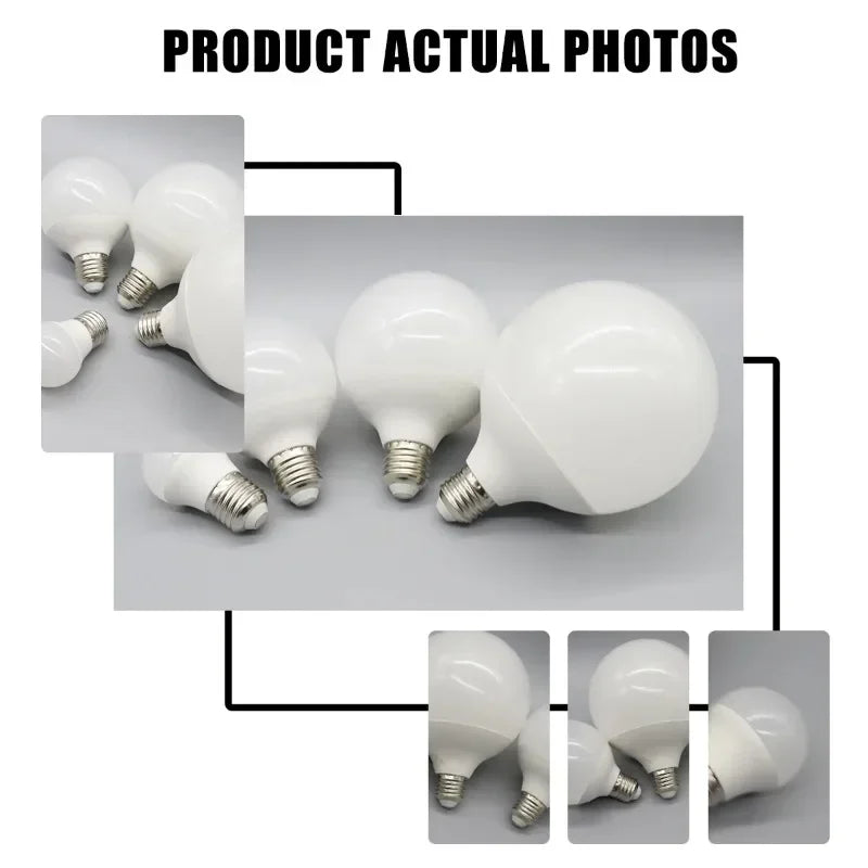 1-5pcs G80 G95 G120 7W-18W G45 LED Bulb Lamps E27 BASE Light Bulb AC 85V 265V Lampada Living Room Home Bulb Warm Cold White