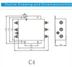Three-phase EMI power filter 380V 30A 60A 100A | Low noise 3-wire filter CE RoHS certified