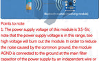 Bluetooth module 5.3 Audio transmitter module Stereo GFSK transceiver Earphone board Wireless speaker KCX_ BT_ EMITTER 5