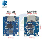 GREATZT 5V Boost Converter Step-Up Power Module Lithium Battery Charging Protection Board LED Display USB For DIY Charger 134N3P
