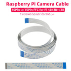 Raspberry Pi Camera Cable 15 30 40 50 60 100 200 cm FFC Flat Wire Flex Ribbon Cable for Raspberry Pi 4 Model B 3B+ 3B