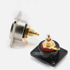 D Type RCA Female Jack YS367A Mounting Module Solder Socket AV Audio Video Connector for DVD Panel
