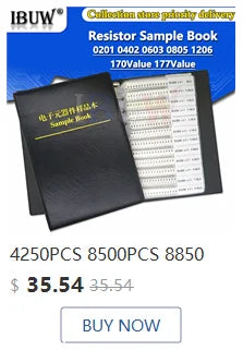 200PCS 660PCS 720PCS 4000PCS 0402 0603 0805 1206 1210 2512 SMD Resistor Kit igmopnrq Assorted Kit 10K 100K 1K 1R 100R 220R 1% 5%