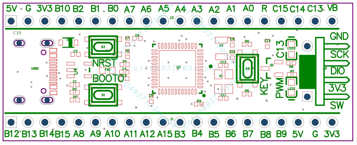 5pcs STM32F401CCU6 STM32F411CEU6 Development Board ARM Cortex-M4 BlackPill Core Board MicroPython For Arduino DIY MCU Kit