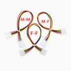 1pcs 30cm IDE 4-Pin Male to Female Extension Cable PC Power Supply Wire Housing Adapter Connector 5.08mm Pitch