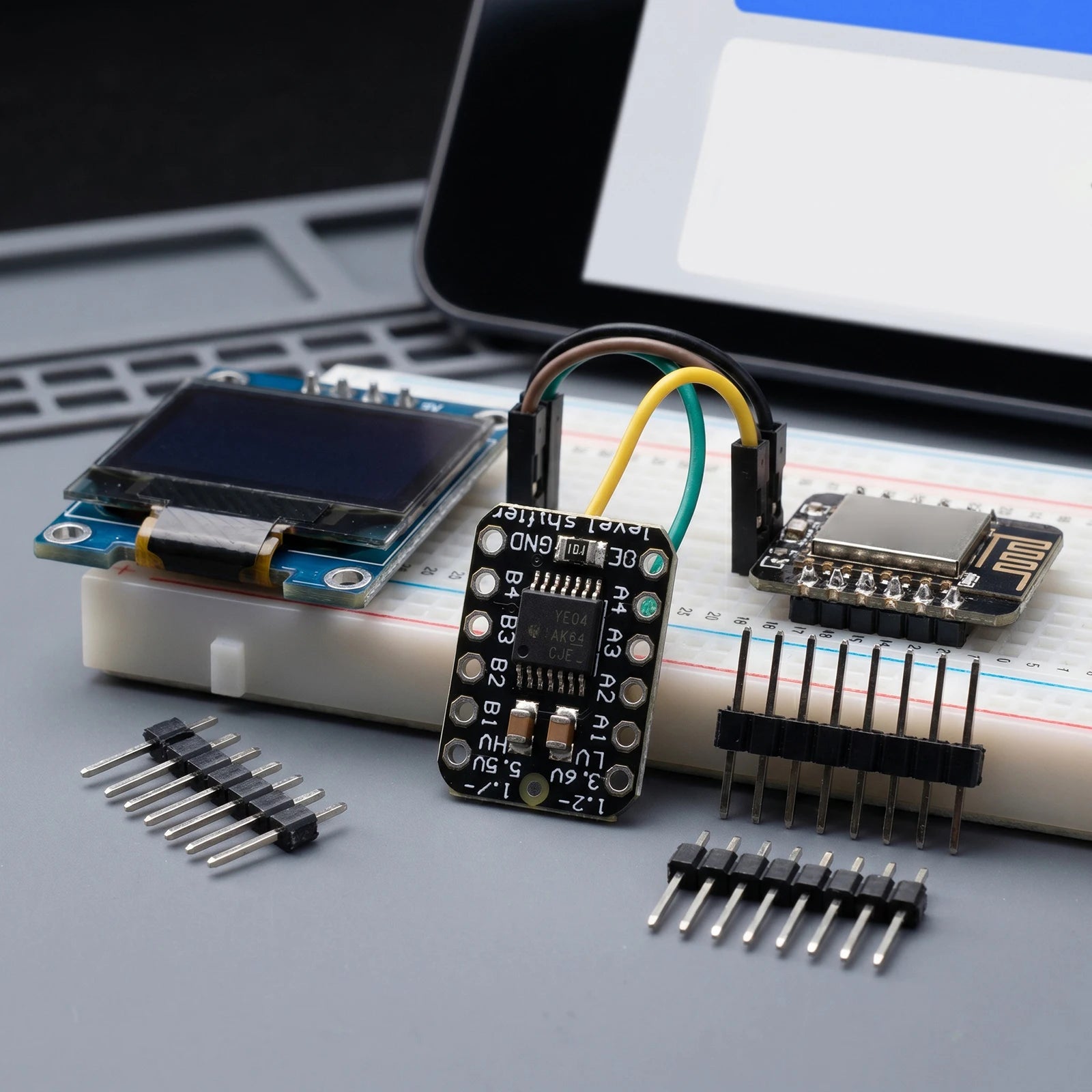 5V 3.3V Logic Level Shifter Modules Multi Purpose Auto Direction Signal Level Shifter Lightweight for Hardware Development