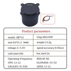 F9P/UM980/UM981/UM960/M20 GPS Antenna with Compass IST8310&RM3100 for Drone RTK Module Precision Agriculture Auto-Survey Mapping