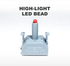 VaneAims 22MM FXB38 Plastic LED Light Push Button Switch 10A 12V 220V Momentary Latching ON/OFF Power Switch with Silver Contact
