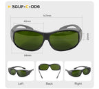 Cloudray 1064nm OD6+ Laser Safety Goggles Protective Glasses Shield Protection Eyewear For YAG DPSS Fiber Laser