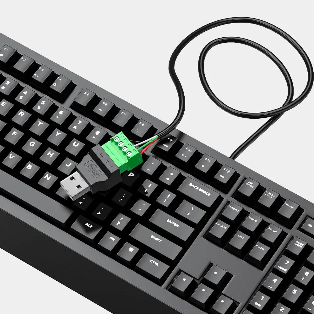 Type A USB Connector USB Plug USB 2.0 Adapter Connector Jack Type-A 4-pin Male/Female Plug 4 pin 4 Pin Screw Terminal Plug