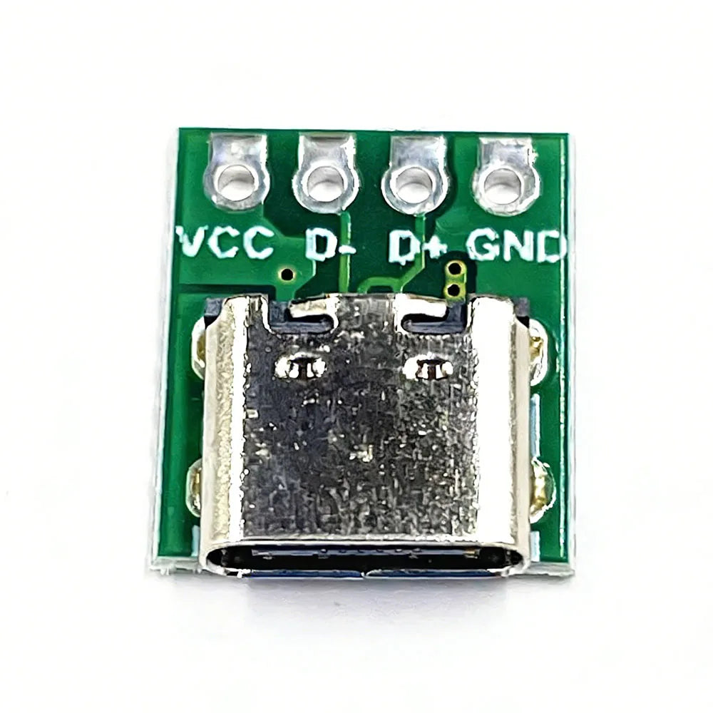 Type-c PCB with Cabel Converter Adapter Micro USB to DIP Female Connector Breakout Board Charging Cable Soldering Board Socket