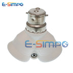 2pcs B22 To 2E27 Light Socket Splitter Adapter High Quality Fireproof PBT CFL LED Bayonet Lamp Base Bulb Holder Converter