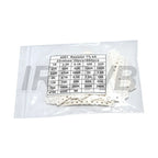 660pcs 1% SMD Chip Resistor Assorted Kit 0603 0805 1206 0402 0201 1R - 1M ohm 33valuesX20pcs Resistance Sample Set