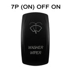 CUSTOM Dual RED Led Laser Etched Rocker Switch ON-OFF ON-OFF-ON (SPST DPDT) for ARB/Carling/NARVA 4x4 Caravan Accessories SUV