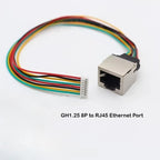 10pcs GH1.25/1.25 4Pin 8Pin to Crystal Head RJ45 Camera Network Ethernet LAN Port Connector Gigabit Switching Module Cable