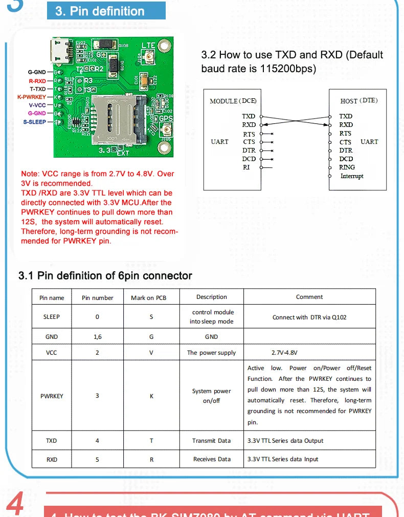 CAT-M NB-IoT SIMCOM SIM7080G Breakout Kit