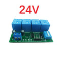 1 PCS 4ch DC 5V 12V 24V DIP Switch Delay Relay Module Flip-Flop Latch Bistable Self-locking Interlock Latch Power Conditioner