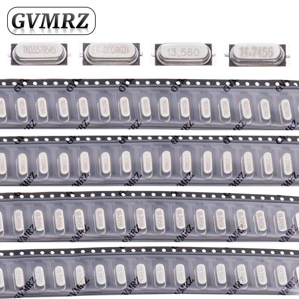 10PCS HC-49SMD SMD 2PIN Passive Crystal Oscillator 16MHZ 20MHZ High Precision Quartz Resonator 4MHZ 6MHZ 8MHZ 12MHZ