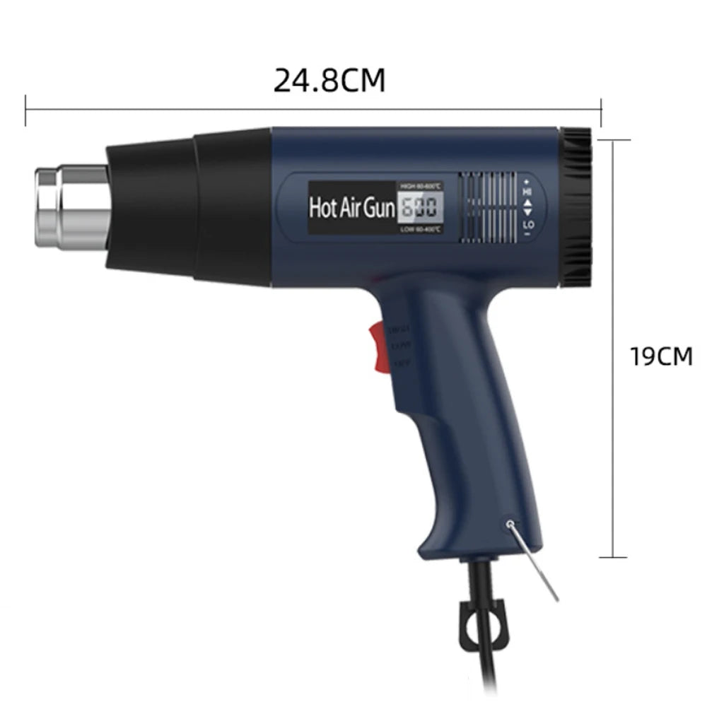 220V Heat Gun 2000W Variable Advanced Electric Hot Air Gun Advanced Hot Air Gun Temperatures Adjustable Electric Heat Gun