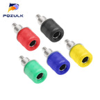 10PCS 4mm Banana Socket Binding Post Nut Banana Plug Jack Electrical Connector Terminal Test Hole DIY Parts Tools