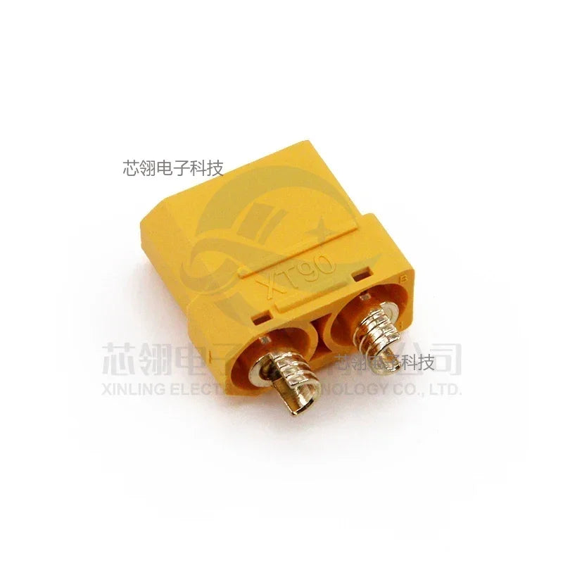 XT90NE-M with Fixed Base Male/Female Plug Charging Port XT90 Electric Vehicle Lithium Battery ESC Model Aircraft Connector