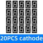 1~20PCS EGBO 0.56 inch 1bit Common Cathode Digital Tube Red LED Digit Display 7 Segment 0.5inch 0.5 0.56 inch 0.56'' 0.56in