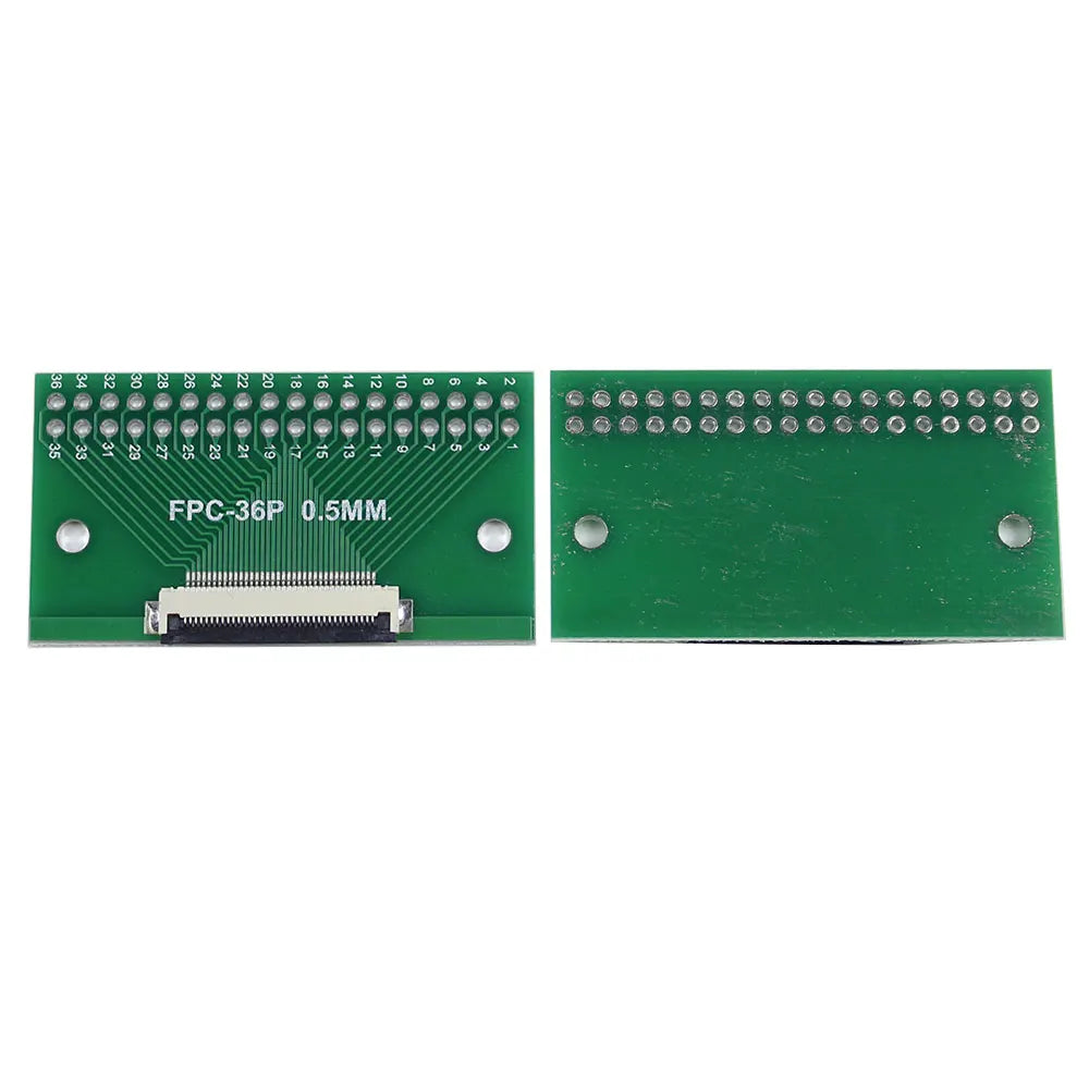 JCD 1Piece FPC/FFC Flat Cable Transfer Plate  0.5mm 1mm to 2.54mm Spacing Connector Flexible Flat Cable Adapter Board