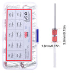 MF52 MF58 MF72 NTC thermistor Thermal Resistor Kit DIY Mix Resistors set 1K 2K 3K 4.7K 5K 10K 20K 47K 50K 100K