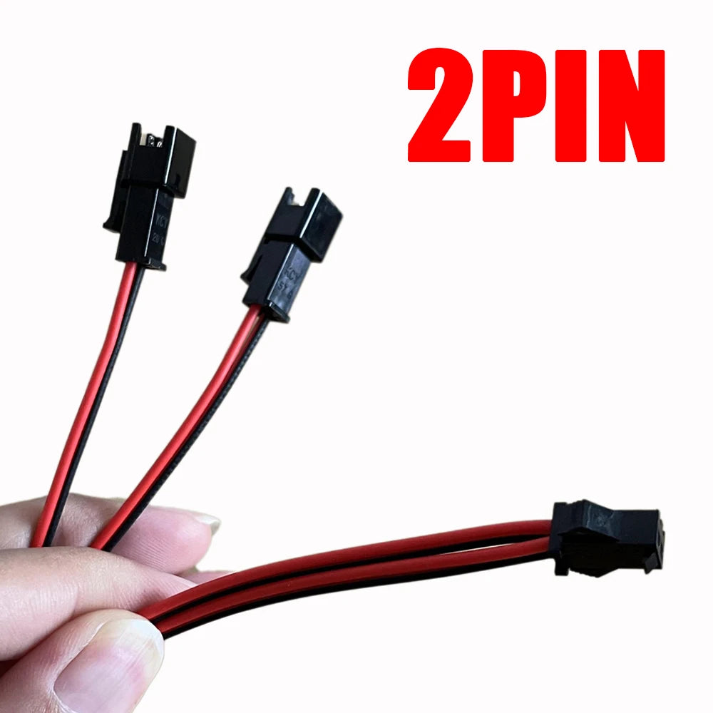 2Pin 3Pin 4Pin 5Pin 6Pin LED Splitter Connector JST SM Male Female Wire Cable For WS2812 WS2811 SK6812 RGB RGBW Led Strip