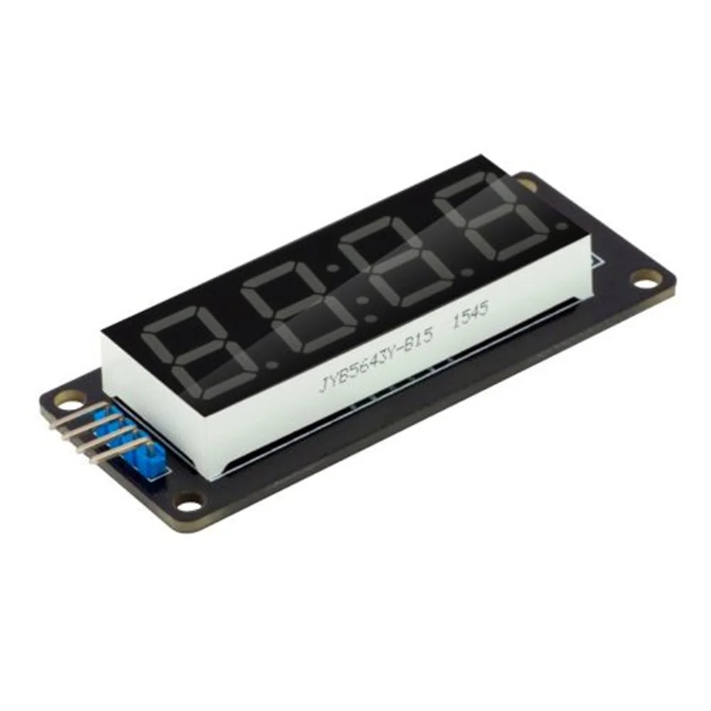 Tm1637 Led Display Module  4 Digit 7 Segment 0.56 Inch Time Clock Indicator For Arduino Module Red Blue Green Yellow  Color