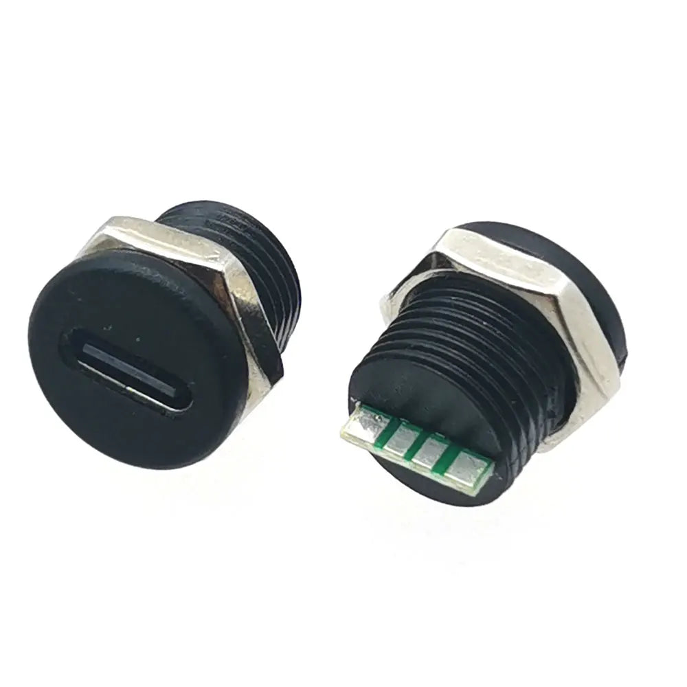 1pc Type-C Female 6 Pin USB Connector Type-C Female Socket Fast Charging Jack Charging Port USB-C Charger Plug Dock