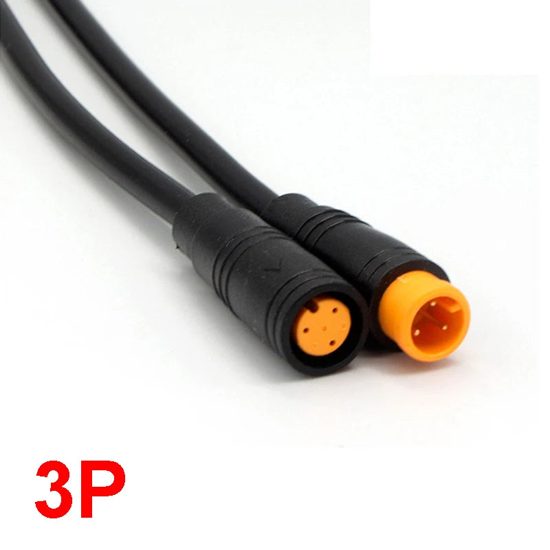 1pair male+female E-bike Line  M8 Signal Speed Sensor Extension Cable 2 3 4 5 6 Pin Electric Bicycle IP65 Waterproof Joint
