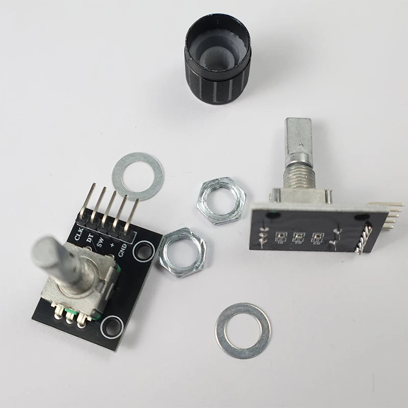 KY-040 Rotary Encoder Module with Push Button 20 Pulse/Revolution 5V for Arduino Menu Control Volume Motor Position