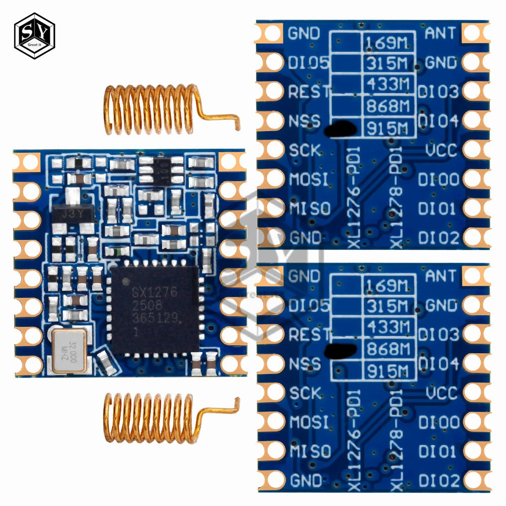 SX1276 Long-Range LoRa Module: 868MHz/915MHz Spread Spectrum Transceiver – ESP32 & GFSK Compatible
