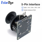 Estardyn 2-Axis Analog Joystick Module XY Dual Axis PS2 Game Rocker with Button Breakout Board Sensor for Robot DIY