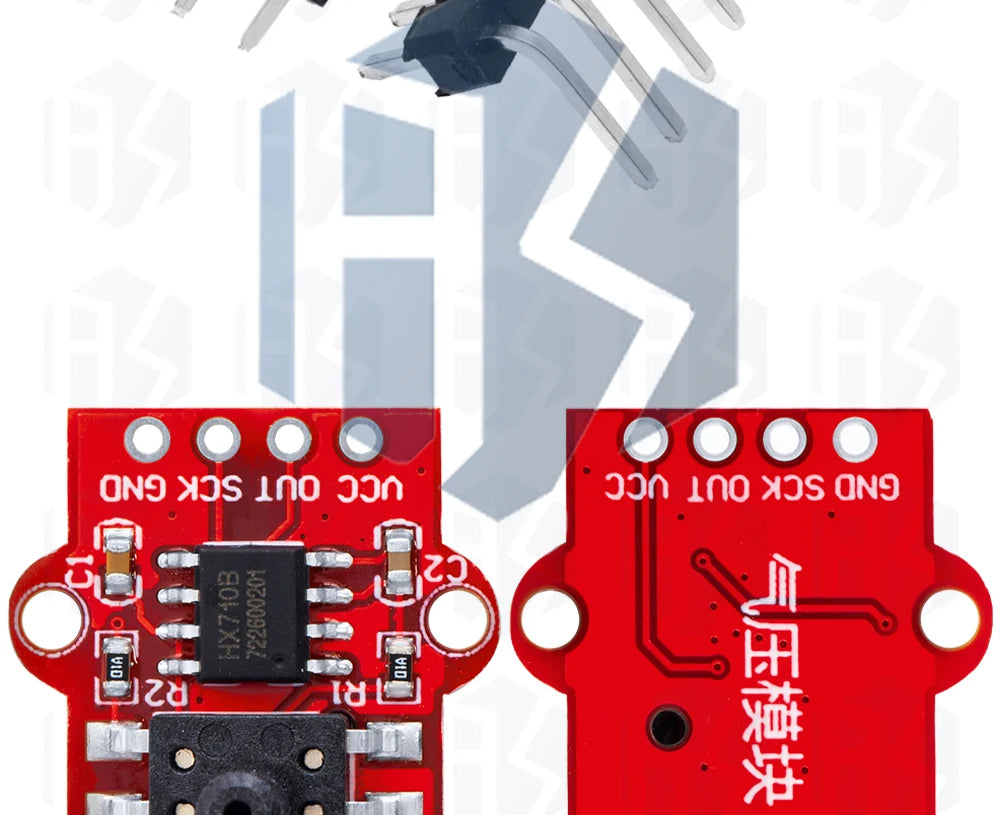 DC 3.3V/5V 0-40KPa Pressure Sensor Module with 2.5mm Soft Tube - Digital Liquid Water Level Controller Board for Arduino