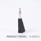 20Pcs 4MM Stackable Banana Plug Electrical Connector, Copper Nickel Plated for DIY Tools and Soldering Applications