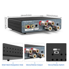 AIYIMA A07 MAX TPA3255 Audio Power Amplifier 2.0 Stereo Amplify 300Wx2 PBTL Mono Sound Amplifier 600W Home Speaker Amplificador