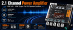 DC 12V-24V Audio Receiver Power Amplifier Module HiFi Chips SZM-TB21H TPA3116D2 Bluetooth Car Audio Speakers Amplifier Board